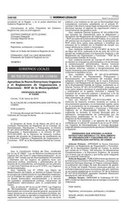 ROF - Municipalidad de Comas