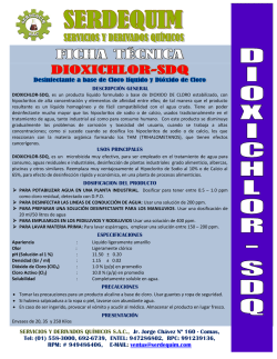 Descargar PDF - serdequim servicios y derivados qu&iacute;micos sac