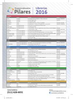 Puntos de Venta - grandes libros