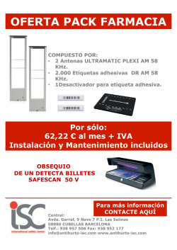 OFERTA PACK FARMACIA