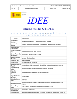 Miembros del GTIDEE