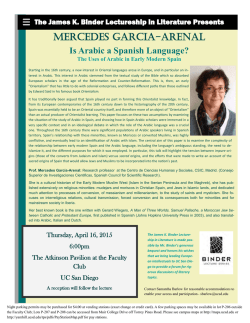 mercedes garcia-arenal - Consejo Superior de Investigaciones