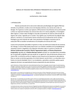 MANUAL DE FISIOLOG&Iacute;A PARA APRENDICES PERMANENTES