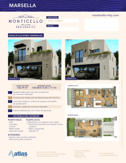 MARSELLA - monticello