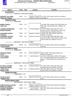 centro M&eacute;dico Agraciada