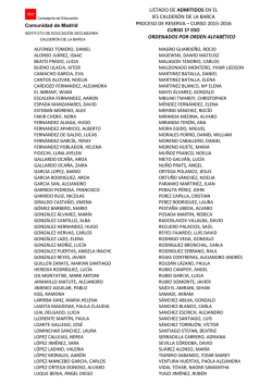 LISTADO DE ADMITIDOS EN EL IES CALDER&Oacute;N DE LA BARCA