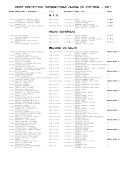 calificaciones - natres perros