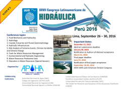 Lima, September 26 &ndash; 30, 2016