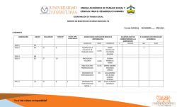 unidad acad&eacute;mica de trabajo social y ciencias para el desarrollo