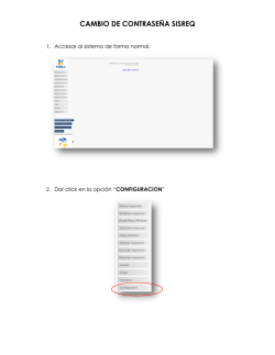 CAMBIO DE CONTRASE&Ntilde;A SISREQ