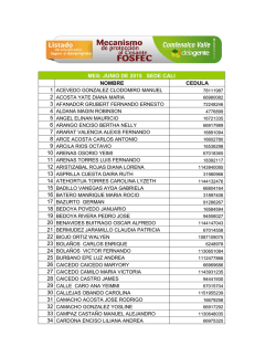 Listado de seguro al desempleo adjudicado