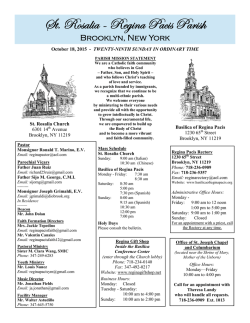 f&agrave;A e&Eacute;&aacute;t&Auml;|t @ exz|&Ccedil;t ctv|&aacute; ct&Uuml;|&aacute; - the Basilica of Regina Pacis Website!