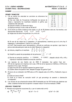 Examen final recuperaciones