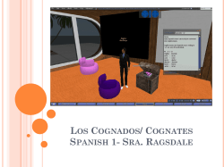 What are cognates?