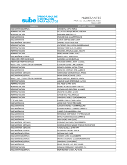 carrera apellidos y nombre ingenier&iacute;a industrial sandoval lopez