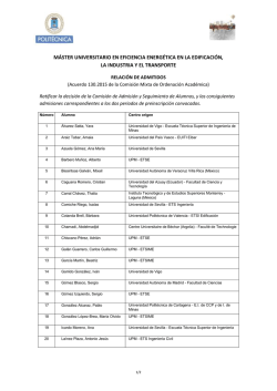 2015.07.09 Admitidos Curso 2015-16