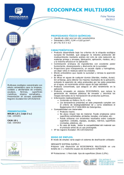ECOCONPACK MULTIUSOS
