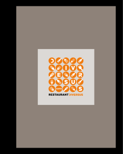 RESTAURANT - GRUP DIVERSUS