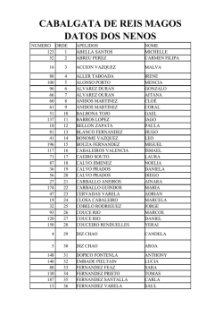 cabalgata de reis magos datos dos nenos