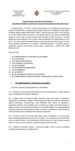 1 COLEGIO BAUTISTA LOIS HART DE ANTOFAGASTA