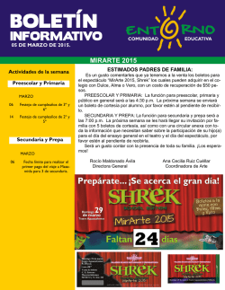 MIRARTE 2015 - Comunidad Educativa Entorno