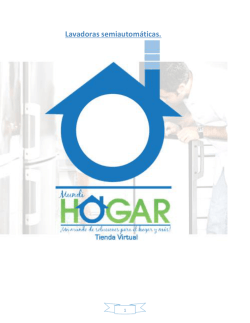 Lavadoras semiautom&aacute;ticas.