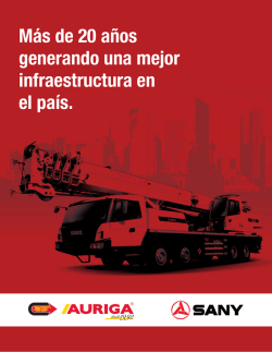 Sany Gr&uacute;a Todo Terreno