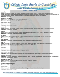 Colegio Santa Mar&iacute;a de Guadalupe