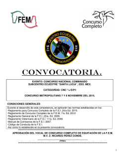 Ver Convocatoria