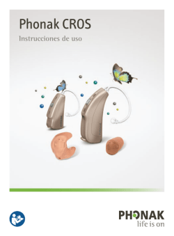Instrucciones de uso Phonak CROS