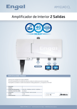 Amplificador de Interior 2 Salidas