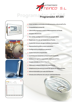 FICHA AT 205.cdr - Automatismos Teinco