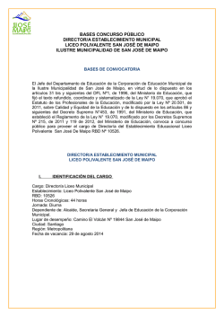 bases concurso p&uacute;blico director/a establecimiento municipal liceo