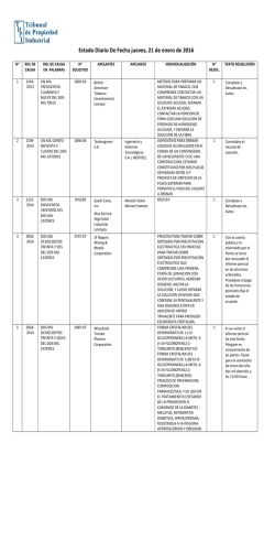 ED 21-01-2016 - Tribunal de Propiedad Industrial
