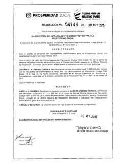 prosperidad - Dps.gov.co