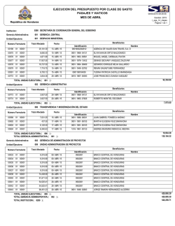 Abril - Secretar&iacute;a de Estado de Coordinaci&oacute;n General de Gobierno