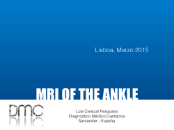 MRI OF THE ANKLE!