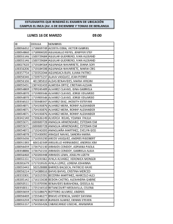 estudiantes que rendir&aacute;