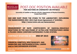 POST-DOC POSITION