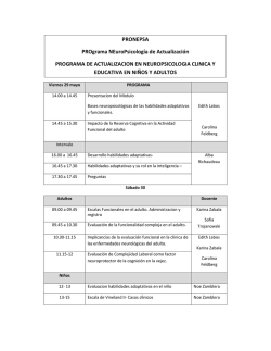 PRONEPSA PROgrama NEuroPsicolog&iacute;a de