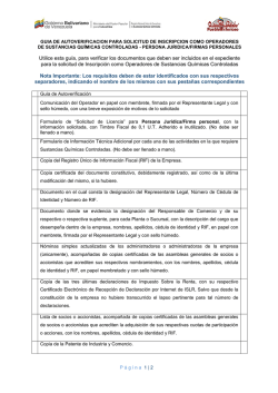 Utilice esta gu&iacute;a, para verificar los documentos que deben ser