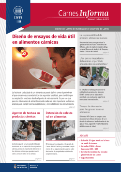 en Boletin Carnes-Informa - Instituto Nacional de Tecnolog&iacute;a Industrial