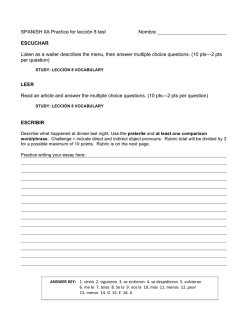 SPN IIA practice for Test over lecci&oacute;n 8