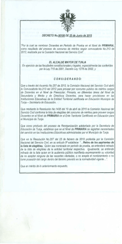 Que en m&eacute;rito de lo anteriormente expuesto, Que en la Resoluci&oacute;n