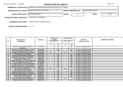 VERIFICACI&Oacute;N DEL M&Eacute;RITO