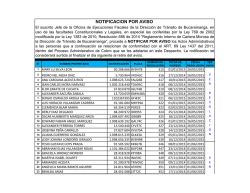 NOTIFICACION POR AVISO