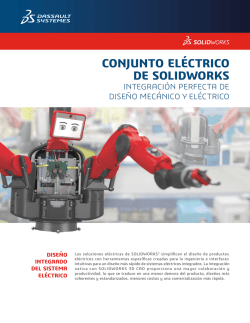 CONJUNTO EL&Eacute;CTRICO DE SOLIDWORKS