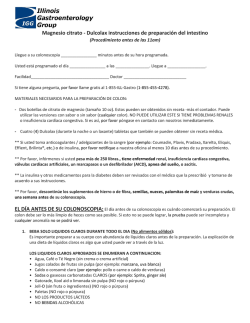 Magnesio citrato - Dulcolax instrucciones de preparaci&oacute;n del