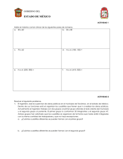 actividades para el tercer bimestre de la profra. rosa maria