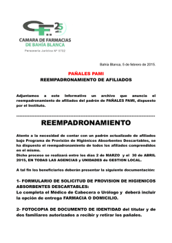I4 - 2015 REEMPADRONAMIENTO PAMI
